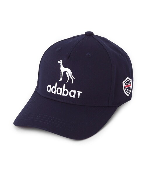 adabat（アダバット）の「【ADABAT NAVY】サルーキキャップ（キャップ・レディース・ネイビー/ベージュ/ホワイト・00）」の4枚目の写真