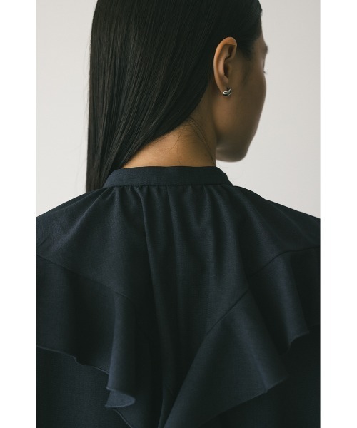 セール】ラッフルカラーシャツ（シャツ/ブラウス）｜STYLEMIXER