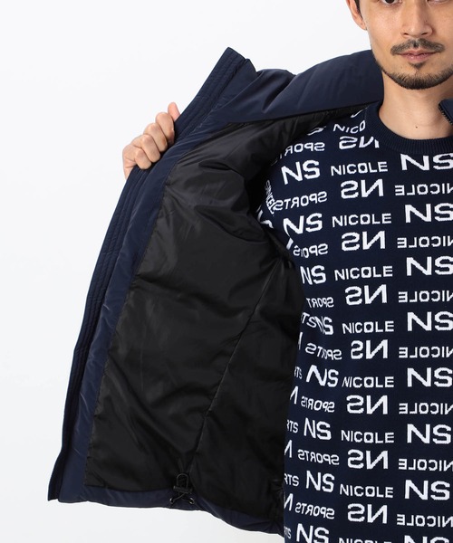 NICOLE CLUB FOR MEN(ニコルクラブフォーメン)の「【NICOLE SPORTS】3Dプリントタフタ袖ニット中綿ブルゾン(その他アウター・メンズ・ブラック/ネイビー・LARGE/MEDIUM/X-LARGE)」の16枚目の写真