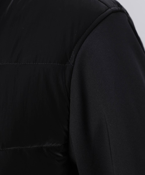 NICOLE CLUB FOR MEN(ニコルクラブフォーメン)の「【NICOLE SPORTS】3Dプリントタフタ袖ニット中綿ブルゾン(その他アウター・メンズ・ブラック/ネイビー・LARGE/MEDIUM/X-LARGE)」の21枚目の写真