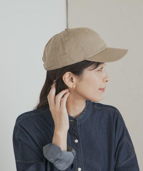 GYMPHLEX(ジムフレックス)の「GYMPHLEX 6PANEL CAP(キャップ・レディース・ライトカーキ/グレー/オレンジ系その他/ネイビー・ONE)」の5枚目の写真