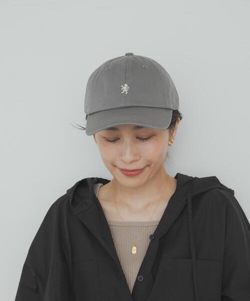 GYMPHLEX(ジムフレックス)の「GYMPHLEX 6PANEL CAP(キャップ・レディース・ライトカーキ/グレー/オレンジ系その他/ネイビー・ONE)」の16枚目の写真