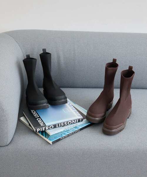 AMERICAN HOLIC（アメリカンホリック）の「【消臭/制菌/吸水速乾】ニットブーツ（ブーツ・レディース・ブラウン/ブラック・M/S/L）」の11枚目の写真