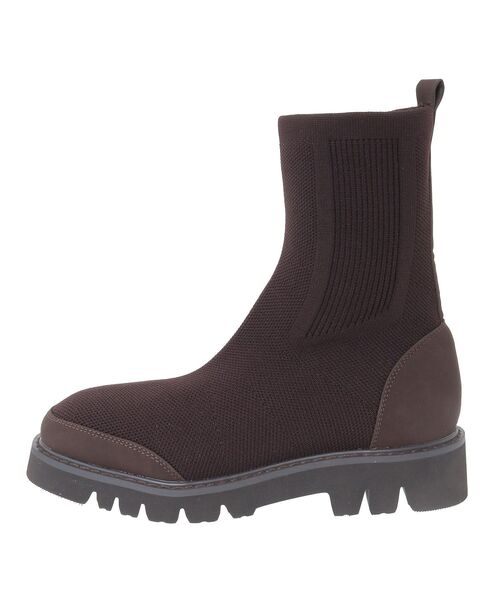 AMERICAN HOLIC（アメリカンホリック）の「【消臭/制菌/吸水速乾】ニットブーツ（ブーツ・レディース・ブラウン/ブラック・M/S/L）」の6枚目の写真