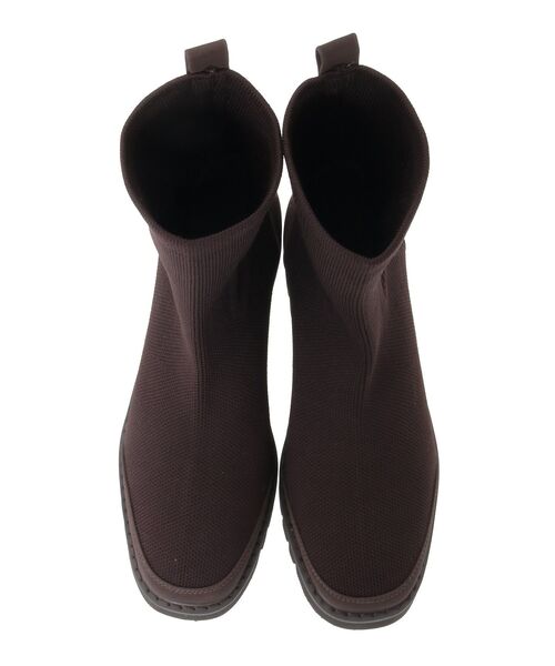 AMERICAN HOLIC（アメリカンホリック）の「【消臭/制菌/吸水速乾】ニットブーツ（ブーツ・レディース・ブラウン/ブラック・M/S/L）」の4枚目の写真