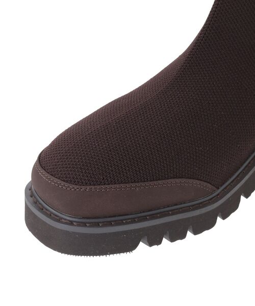 AMERICAN HOLIC（アメリカンホリック）の「【消臭/制菌/吸水速乾】ニットブーツ（ブーツ・レディース・ブラウン/ブラック・M/S/L）」の13枚目の写真