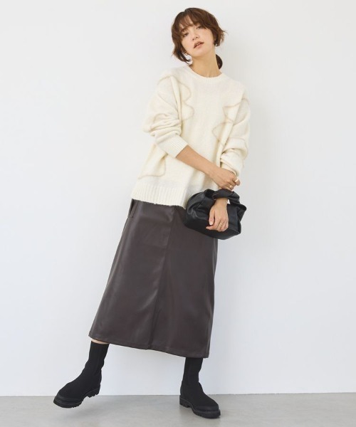 AMERICAN HOLIC（アメリカンホリック）の「【消臭/制菌/吸水速乾】ニットブーツ（ブーツ・レディース・ブラウン/ブラック・M/S/L）」の17枚目の写真