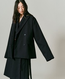 【W:Huku / クラシカルツイルシリーズ】オーバー ダブル ジャケット / Classical Twill Over Double-breasted Jacket