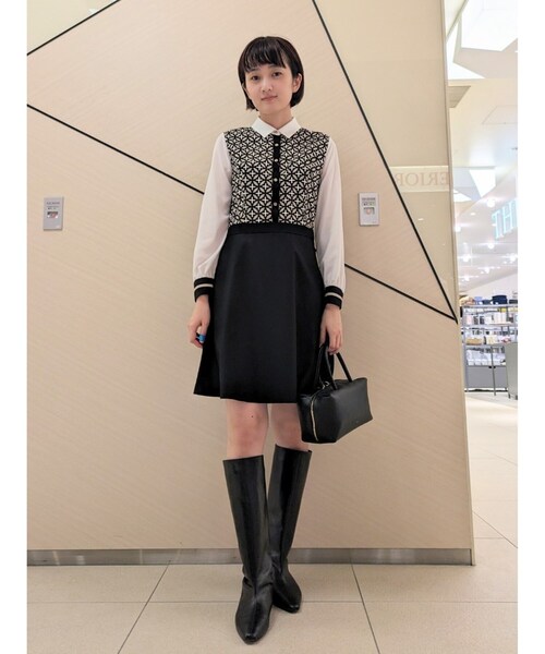 Dhyana（ディアーナ）の「【CLASSY.12月号掲載】Dhyana．（ディアナドット）×金子綾 ロングブーツ（ブーツ・レディース・ブラック・80/70/60）」の16枚目の写真