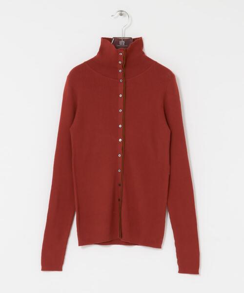 URBAN RESEARCH（アーバンリサーチ）の「『UR TECH』2WAYリブニット（ニット/セーター・レディース・オフホワイト/レッド系その他/グリーン・FREE）」の7枚目の写真