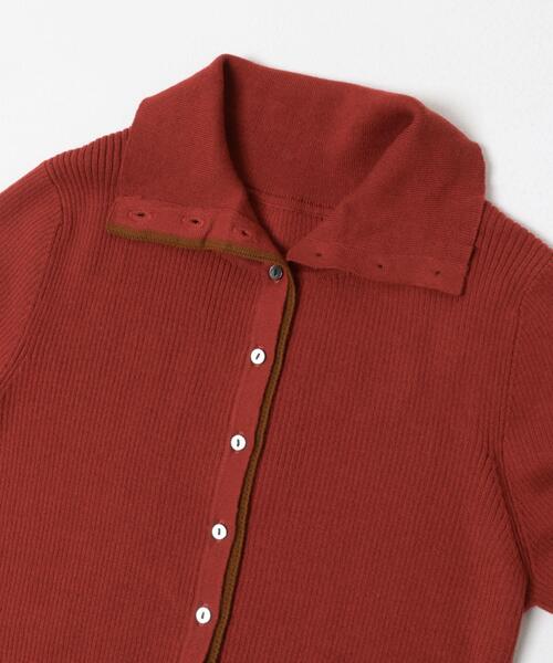 URBAN RESEARCH（アーバンリサーチ）の「『UR TECH』2WAYリブニット（ニット/セーター・レディース・オフホワイト/レッド系その他/グリーン・FREE）」の8枚目の写真