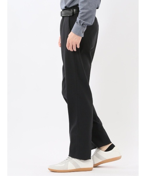 m.f.editorial(エムエフエディトリアル)の「【ストレッチ ノータック スラックス】m.f.エディトリアル メンズ スリムフィット ビジネス スラックス パンツ ジャガード(スラックス・メンズ・グレー系その他2/ブラック・MEDIUM/LARGE/X-LARGE/S)」の10枚目の写真