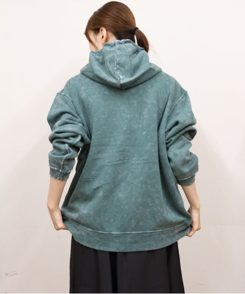 CHUMS(チャムス)の「CHUMS/チャムス キャニオンランズフルスナップフードハリケーントップ Canyonlands Full Snap Hooded Hurricane Top(スウェット・メンズ・グリーン/レッド/ブラック・M/L)」の6枚目の写真