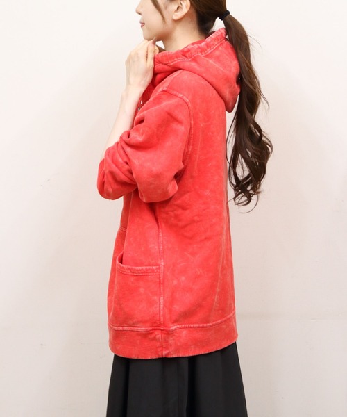 CHUMS(チャムス)の「CHUMS/チャムス キャニオンランズフルスナップフードハリケーントップ Canyonlands Full Snap Hooded Hurricane Top(スウェット・メンズ・グリーン/レッド/ブラック・M/L)」の10枚目の写真