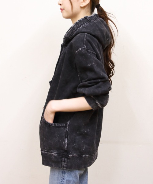 CHUMS(チャムス)の「CHUMS/チャムス キャニオンランズフルスナップフードハリケーントップ Canyonlands Full Snap Hooded Hurricane Top(スウェット・メンズ・グリーン/レッド/ブラック・M/L)」の16枚目の写真