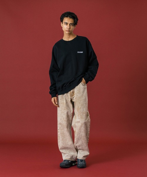 XLARGE（エクストララージ）の「OVERDYED DENIM PANTS（デニムパンツ・メンズ・ベージュ/ブラック/グリーン・30inch/32inch/34inch/36inch）」の7枚目の写真