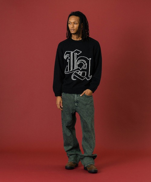 XLARGE（エクストララージ）の「OVERDYED DENIM PANTS（デニムパンツ・メンズ・ベージュ/ブラック/グリーン・30inch/32inch/34inch/36inch）」の12枚目の写真