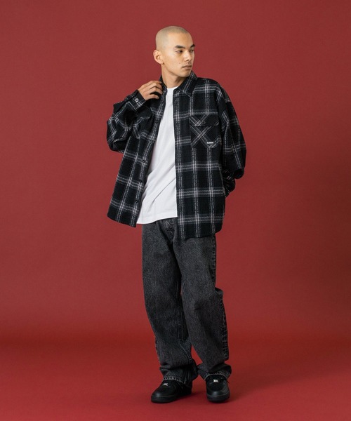 XLARGE（エクストララージ）の「OVERDYED DENIM PANTS（デニムパンツ・メンズ・ベージュ/ブラック/グリーン・30inch/32inch/34inch/36inch）」の4枚目の写真