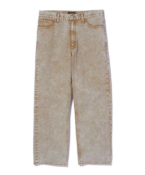 XLARGE（エクストララージ）の「OVERDYED DENIM PANTS（デニムパンツ・メンズ・ベージュ/ブラック/グリーン・30inch/32inch/34inch/36inch）」の6枚目の写真