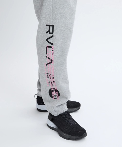 RVCA(ルーカ)の「RVCA メンズ OVER PRINT PT セットアップボトムス 【2025年秋冬モデル】/ルーカサイドロゴプリントウエストゴムスウェットパンツ(SETUP可能)(スウェットパンツ・メンズ・ヘザーグレー/ブラック・SMALL/MEDIUM/LARGE/X-LARGE)」の7枚目の写真