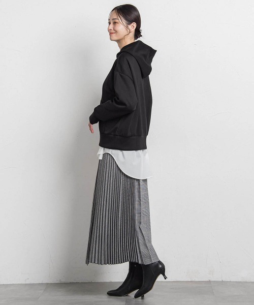 LAUTREAMONT（ロートレアモン）の「アシンメトリーコンビプリーツスカート（スカート・レディース・ブラック系その他/キャメル・7号/9号）」の19枚目の写真
