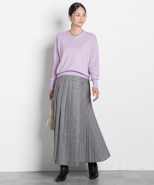LAUTREAMONT（ロートレアモン）の「アシンメトリーコンビプリーツスカート（スカート・レディース・ブラック系その他/キャメル・7号/9号）」の22枚目の写真