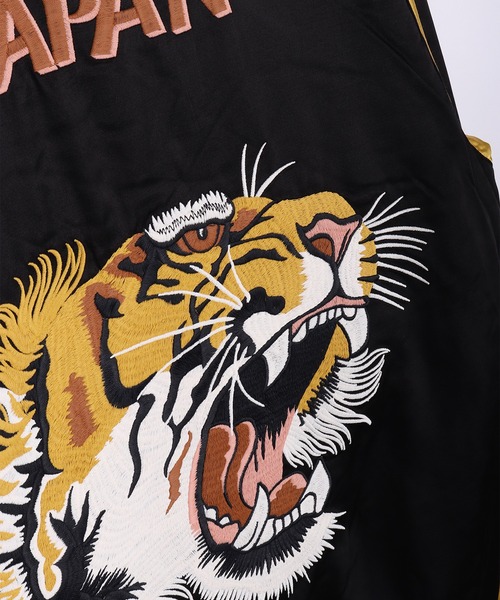 HOUSTON レーヨンスカジャン 虎 龍 刺繍（スカジャン）｜HOUSTON