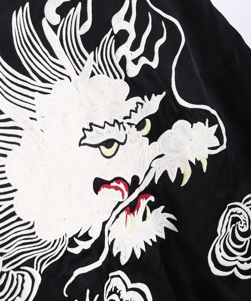 【美品】HOUSTON/ヒューストン/刺繍スカジャン/コットンレーヨン/ブラック 楽天市場】HOUSTON ヒューストン スカジャン SOUVENIR JACKET (DRAGON