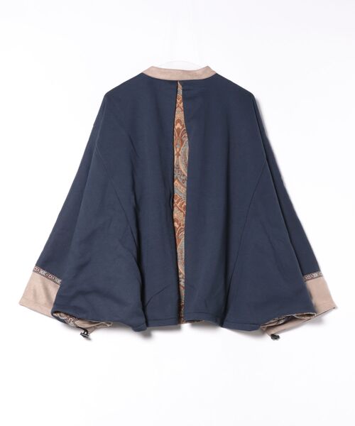 チャイハネ（チャイハネ）の「【チャイハネ】異素材パッチワークアウター（その他アウター・レディース・ネイビー/ブラック・FREE）」の12枚目の写真