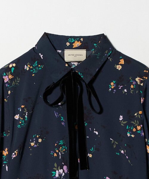 セール】フラワー プリント ワンピース ‐ウォッシャブル‐（ワンピース