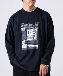 GLOSTER（グロスター）の「【MARUDE COTTON】フォトT ロングスリーブ（Tシャツ/カットソー・メンズ）」