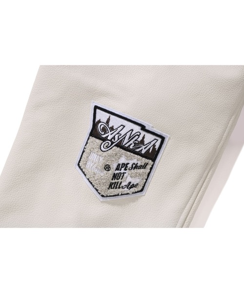 A BATHING APE（アベイシングエイプ）の「BATHING APE VARSITY JACKET（スタジャン・メンズ・ブラック/ネイビー・LARGE/X-LARGE/MEDIUM）」の9枚目の写真