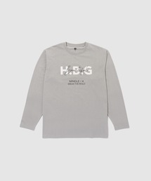 【T-GRAPHICS / ティーグラフィックス】ロゴデザイン長袖Tシャツ