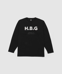 【T-GRAPHICS / ティーグラフィックス】ロゴデザイン長袖Tシャツ