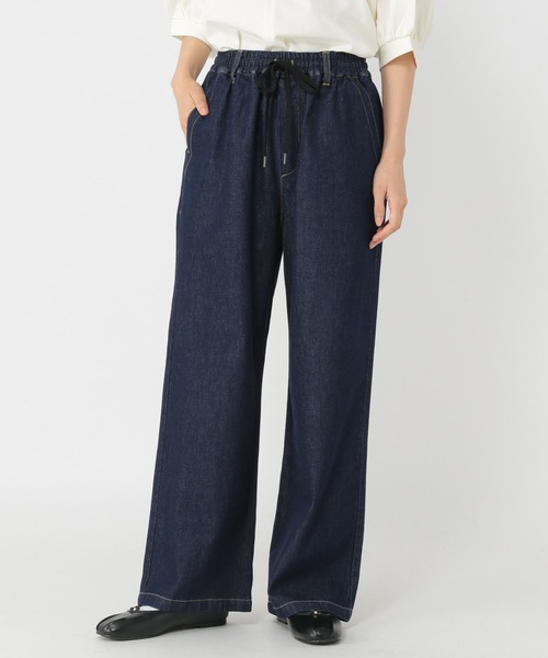 studio CLIP（スタディオクリップ）の「イージーストレートデニムパンツ[プチ・プラスサイズあり]《CLIP denim》（デニムパンツ・レディース・グレー/ライトブルー/インディゴブルー・PF/LARGE/ﾌﾘｰ(L)/MEDIUM）」の22枚目の写真