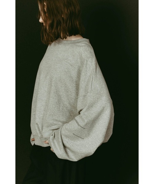 Knuth Marf(クヌースマーフ)の「Kerror design sweat(unisex)(スウェット・レディース・グレー/ネイビー・FREE)」の21枚目の写真