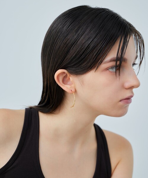 ete k18 両耳用チェーンピアス アーチ/チェーン ピアス（ピアス（両耳用））｜ete（エテ）の