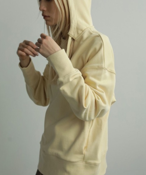 anuke（アンヌーク）の「anuke Over Sweat Parka 62520612（パーカー・レディース・ネイビー/グレー/オフホワイト・FREE）」の10枚目の写真