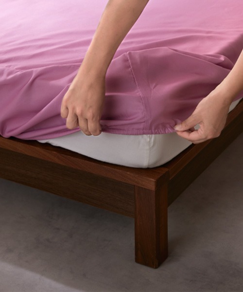 COCOPLATZ interior(ココプラッツインテリア)の「ストライプ柄布団カバーセット│シングル2点セット(寝具・レディース・ピンク/アイボリー/グレイッシュブルー・FREE)」の17枚目の写真