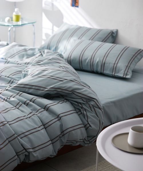 ストライプ柄布団カバーセット│シングル2点セット（寝具）｜COCOPLATZ