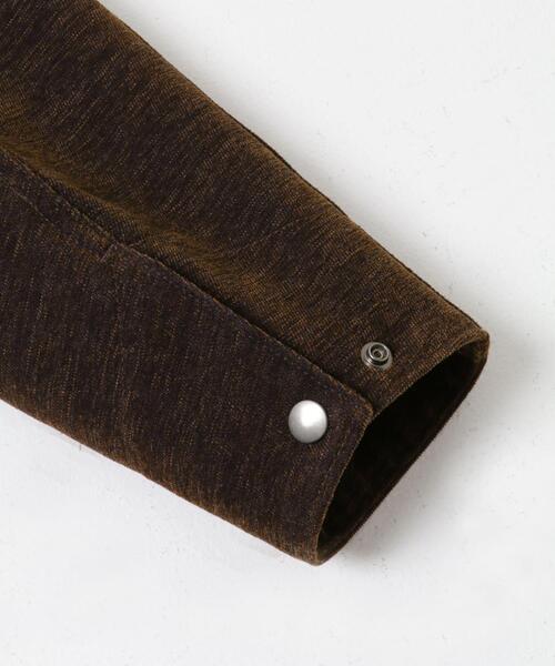 URBAN RESEARCH DOORS（アーバンリサーチドアーズ）の「インディゴモール ワークジャケット（その他アウター・メンズ・ブラウン/ネイビー・MEDIUM/LARGE）」の15枚目の写真