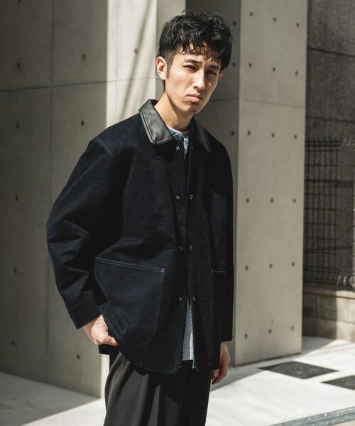 ジャケット・アウター Black Book トリアセテートコンパクトノーカラージャケット(ジャケット)｜AMACA