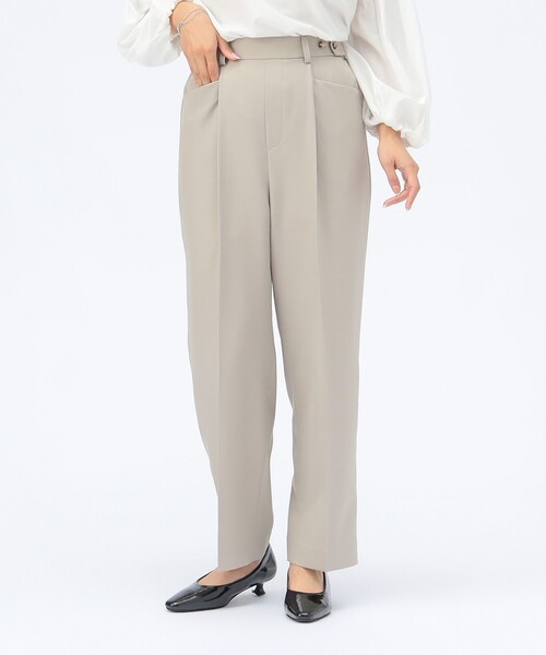 BEAMS HEART(ビームスハート)の「【セレモニー・ハレの日】リラックス テーパード パンツ(セットアップ対応)(スラックス・レディース・グレー/ブラウン系その他2/ブラック・FREE)」の15枚目の写真