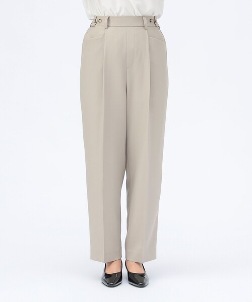 BEAMS HEART(ビームスハート)の「【セレモニー・ハレの日】リラックス テーパード パンツ(セットアップ対応)(スラックス・レディース・グレー/ブラウン系その他2/ブラック・FREE)」の17枚目の写真