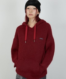 【led.tokyo】KNIT HOODIE/ニットフーディー