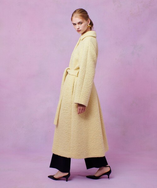 LOULOU WILLOUGHBY】ループインレーロングコート（ステンカラーコート