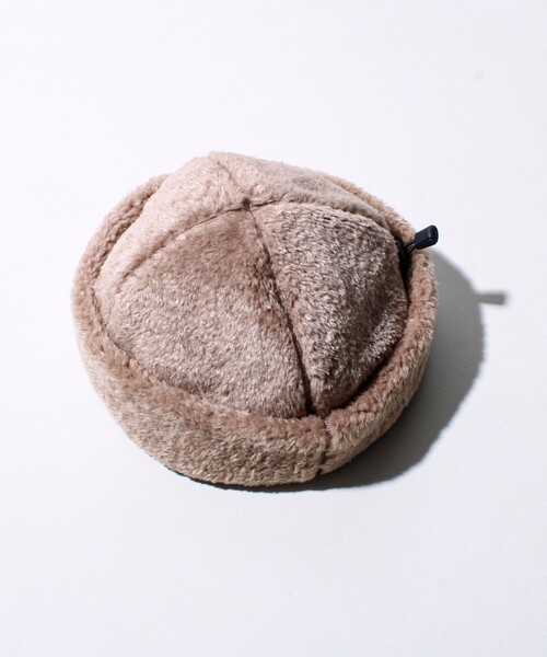 halo commodity(ハロ コモディティー)の「【halo Commodity/ハロ コモディティー】Kuna Fleece Cap(キャップ・メンズ・ベージュ/ブラウン/ブラック・FREE)」の2枚目の写真