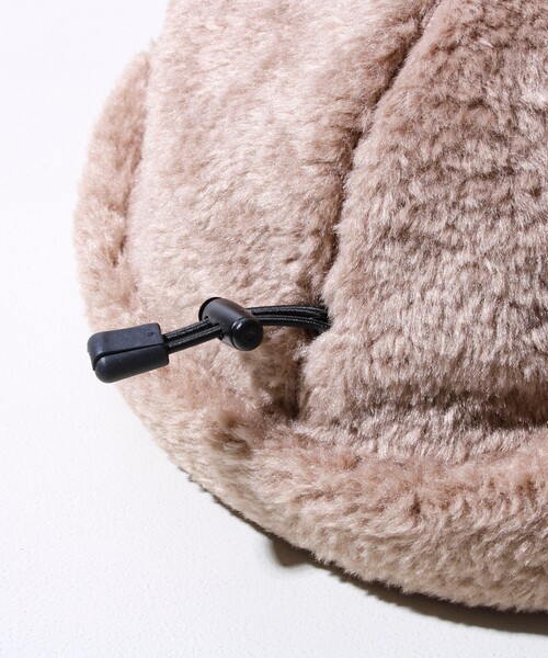 halo commodity(ハロ コモディティー)の「【halo Commodity/ハロ コモディティー】Kuna Fleece Cap(キャップ・メンズ・ベージュ/ブラウン/ブラック・FREE)」の4枚目の写真