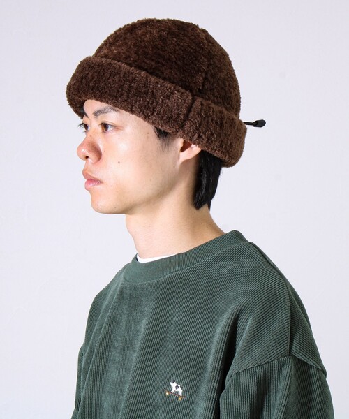 halo commodity(ハロ コモディティー)の「【halo Commodity/ハロ コモディティー】Kuna Fleece Cap(キャップ・メンズ・ベージュ/ブラウン/ブラック・FREE)」の5枚目の写真