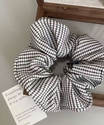 TONE SELECT GOODS | 【urge select】ツイードデザイン モノトーン シュシュ(シュシュ)